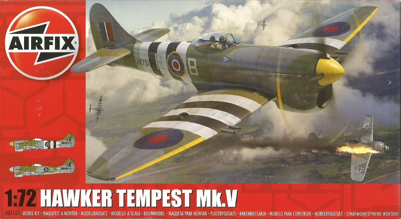 Airfix 1/72 Hawker Tempest Mk V (AX02109)