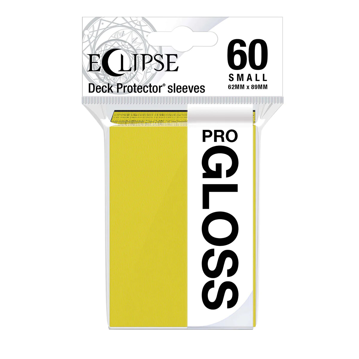 60 Bustine Ultra Pro Small ECLIPSE GLOSS Lemon Yellow