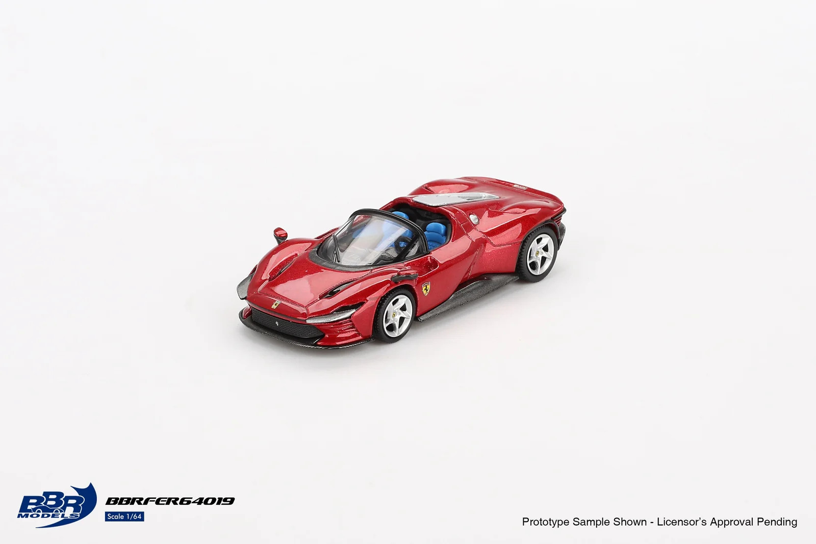 BBR MODEL FERRARI DAYTONA SP3 ROSSO IMOLA    SCALA 1:64 FERRARI OFFICIAL PRODUCT