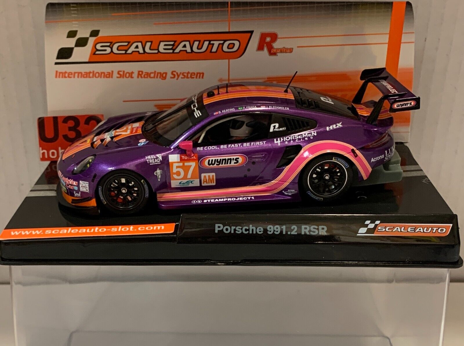 Slot Car scaleauto SC-6297R Porsche 991.2 Rsr GT3 #57 24H Mans 2020 B.Keating