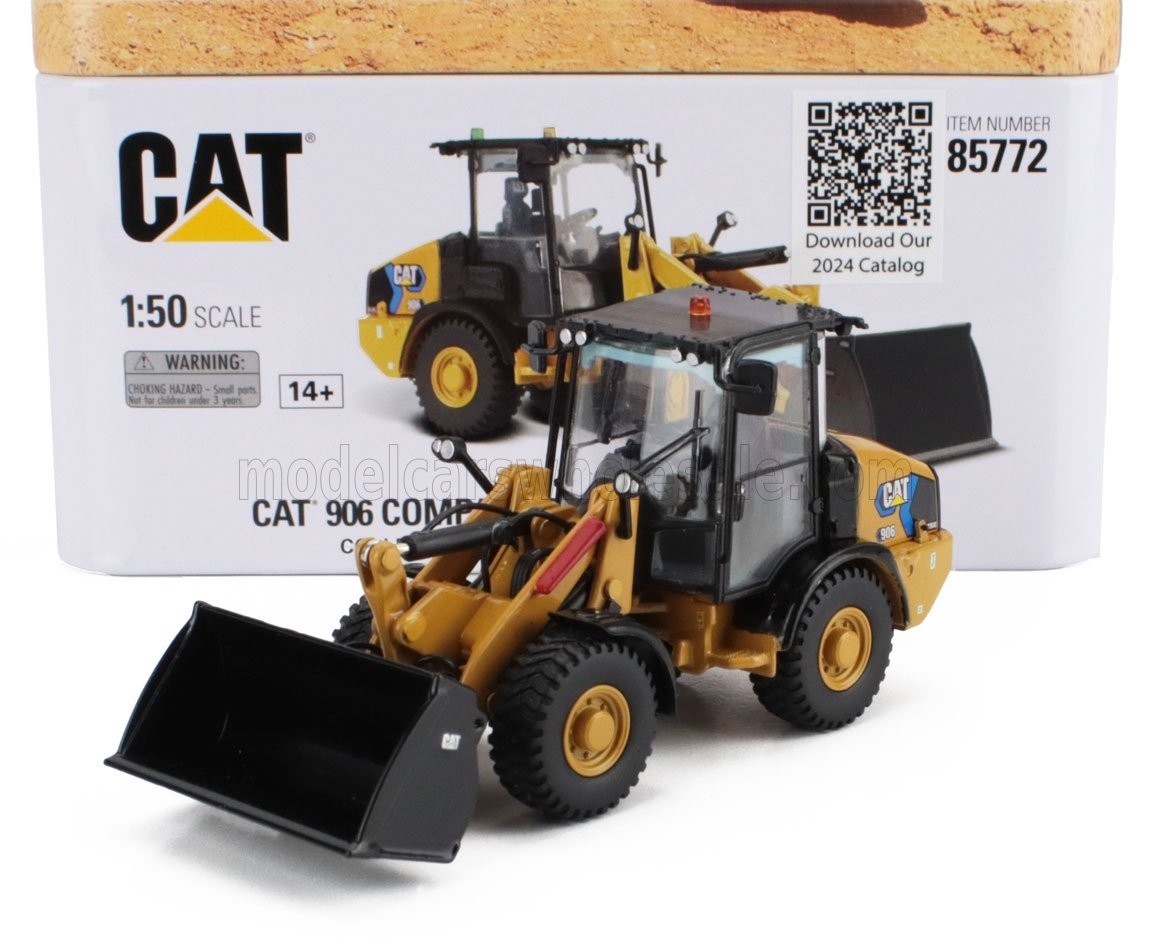 CATERPILLAR - CAT906 COMPACT ELECTRIC RUSPA GOMMATA - SCRAPER TRACTOR WHEEL LOAD