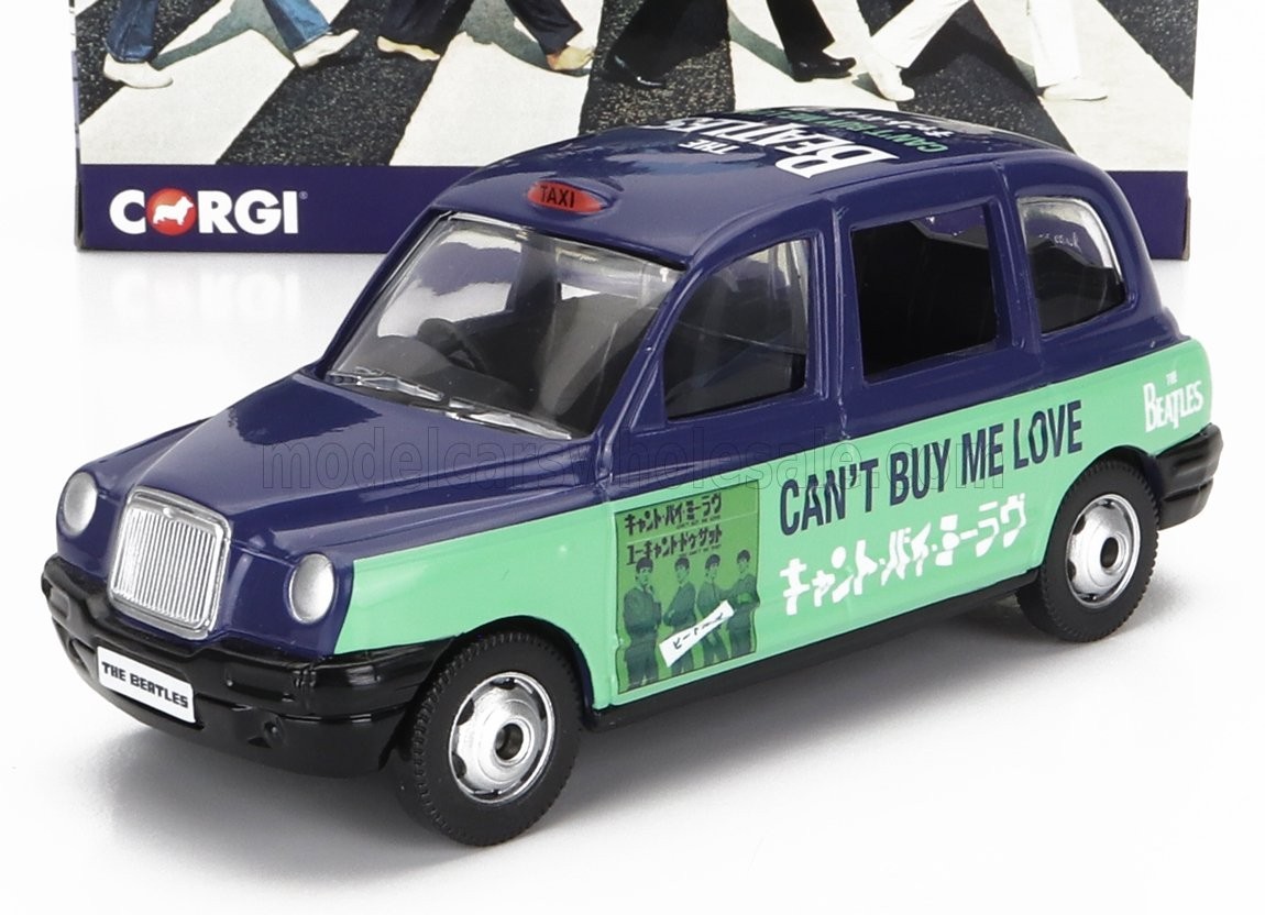 AUSTIN - LONDON TAXI LTI TX4 2007 - THE BEATLES - CAN'T BUY ME LOVE - BLUE GREEN