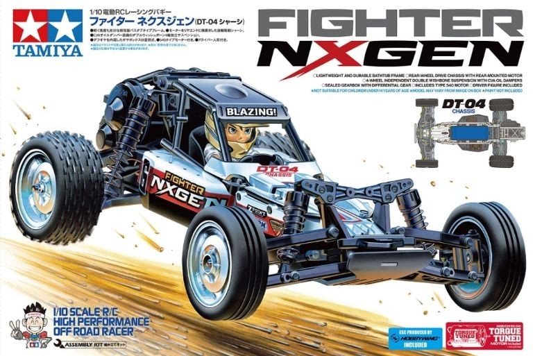 Tamiya - Fighter Nxgen buggy 2wd telaio DT-04 1/10 con regolatore