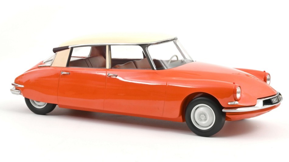 Citroen Id 19 1957 Capucine Orange/cream 1:12 Model 121580 NOREV