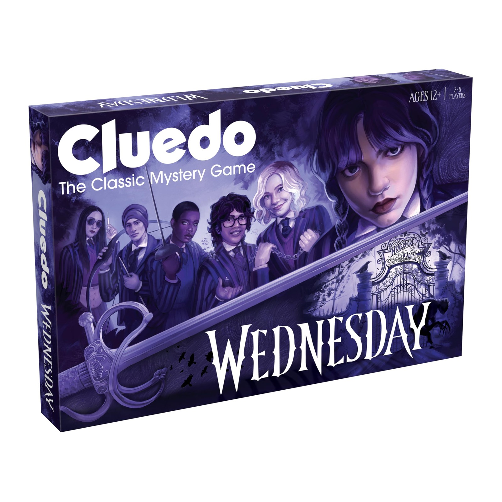 Winning Moves Wednesday Cluedo classic board game perfect for 2–6 players and ma