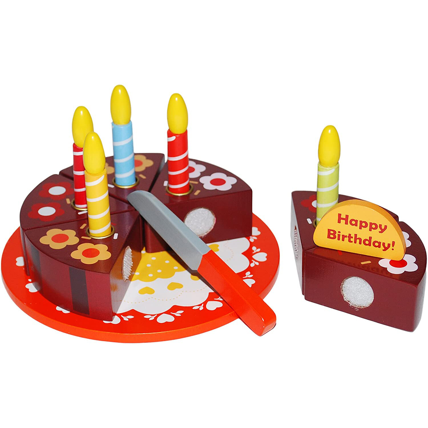 Torta di Compleanno in Legno  . - 22363 GIODICART