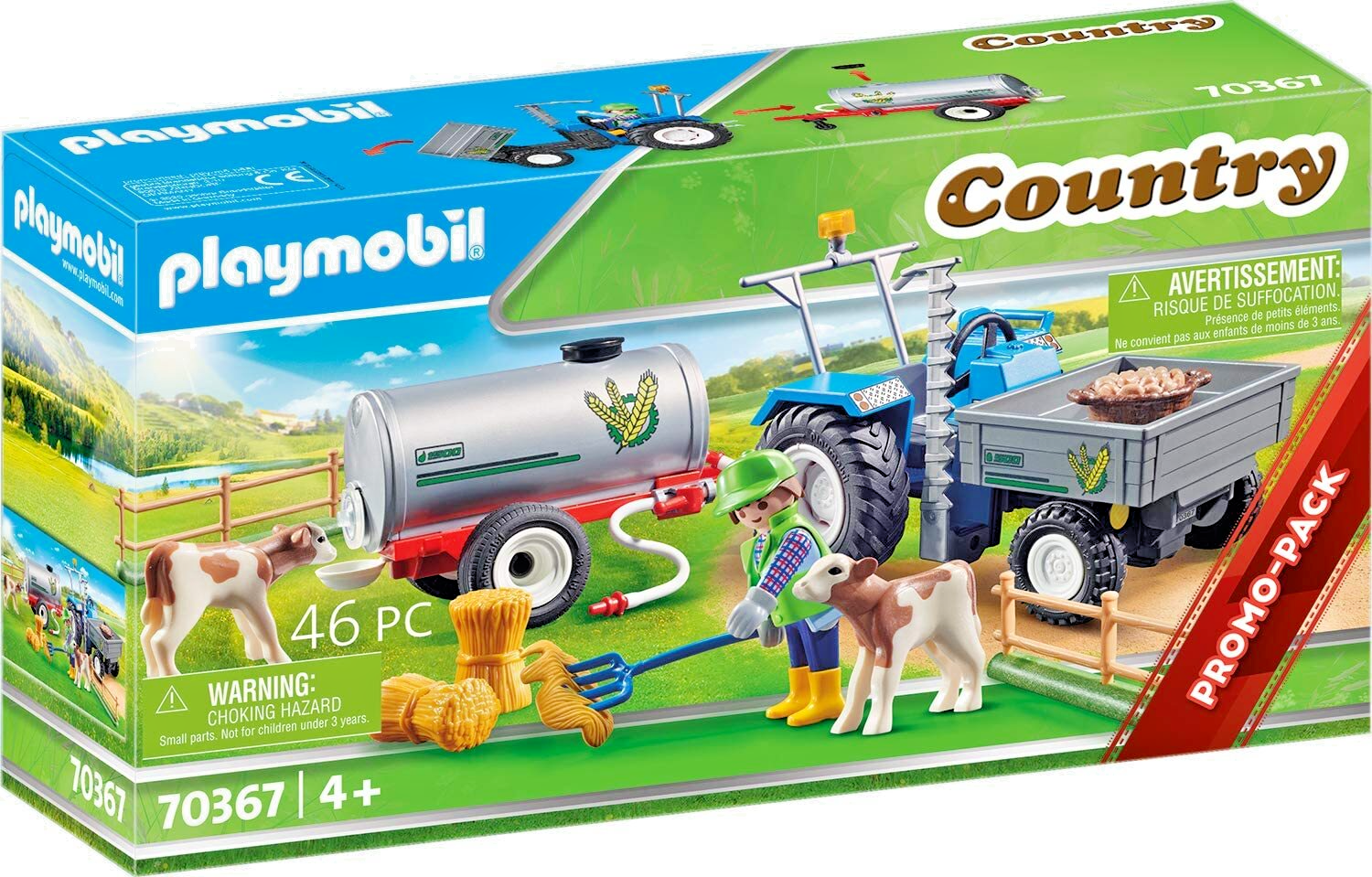 Playmobil Trattore con Serbatoio d'acqua - Playmobil Country - Playmobil 70367