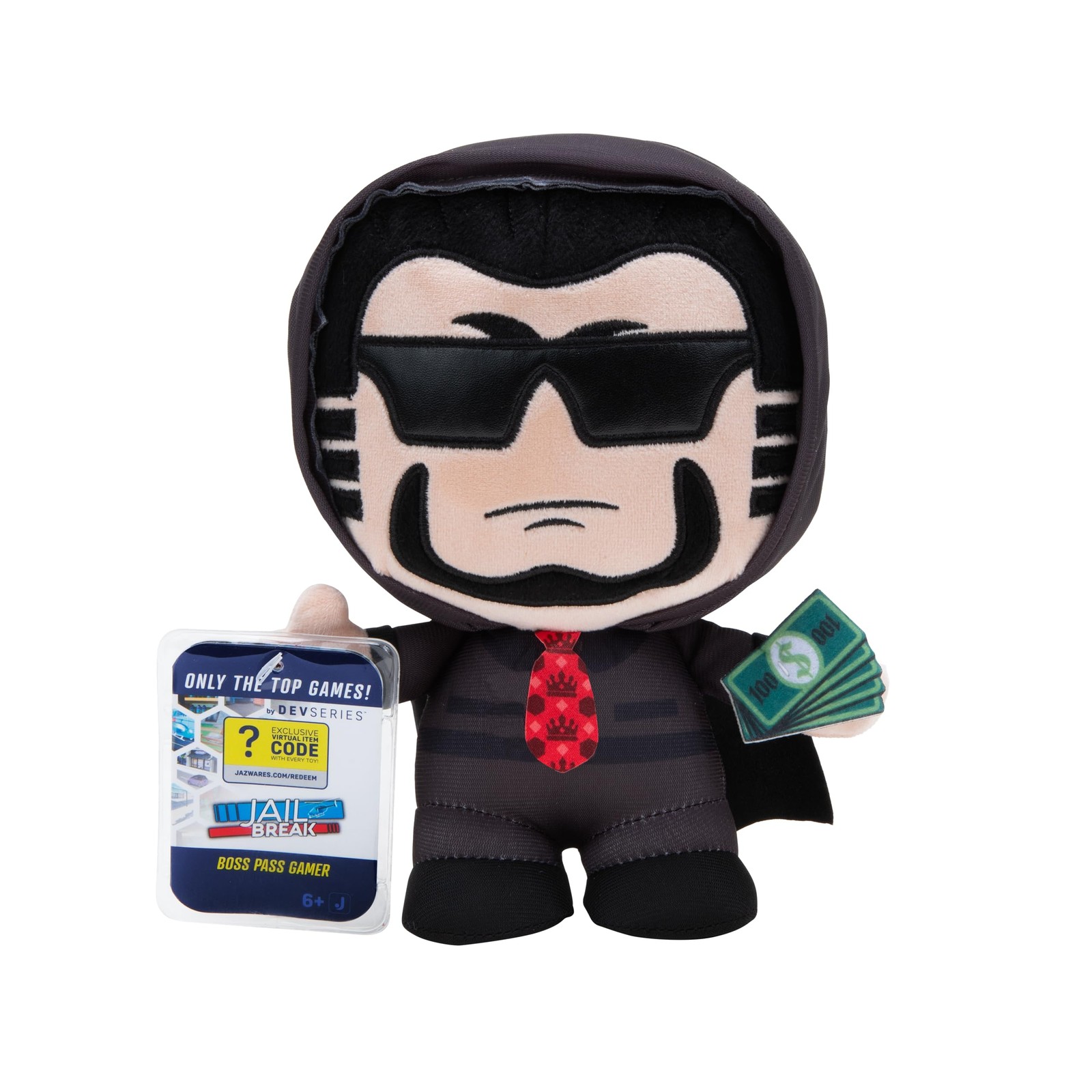 DevSeries Boss Pass Gamer Collector Plush - 8-Inch Polyester Plush with Exclusiv
