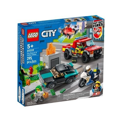 Lego City 60319: Soccorso Antincendio e Inseguimento della Polizia