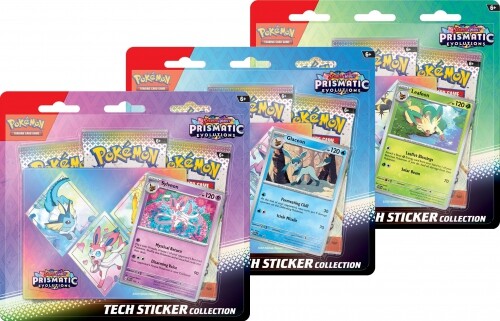 Pokemon - TCG Scarlet And Violet Prismatic Evolutions Tech Sticker Collection 1