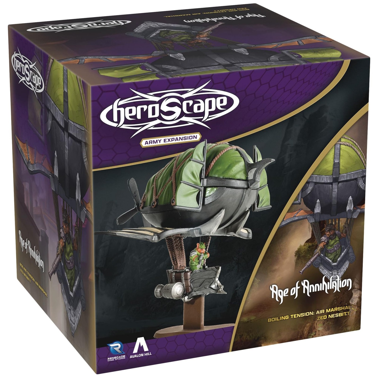 Renegade Games: Heroscape: Air Marshal Zed Nesbitt - Army Expansion, 1 Assembled