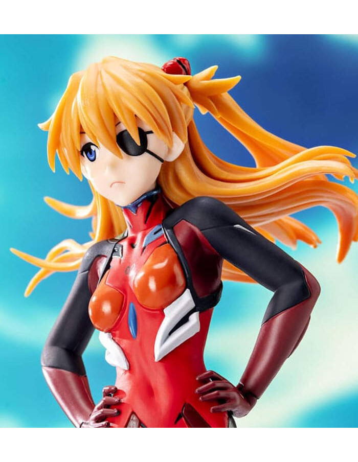 SEGA PVC STATUE EVANGELION LUMINASTA ASUKA SHIKINAMI LANGLEY 23 CM  FIGURE NEW!!