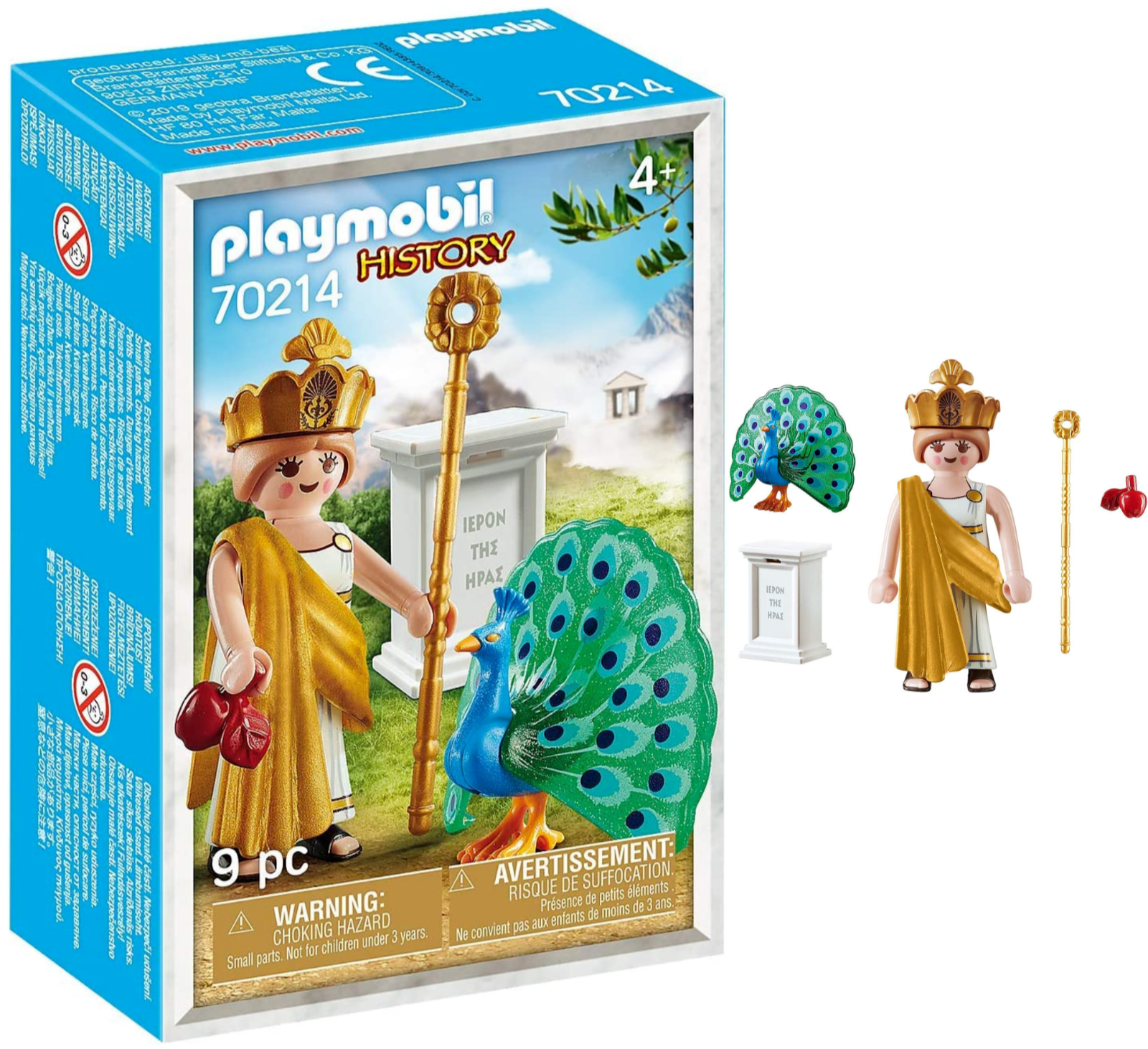 PLAYMOBIL History 70214 Hera Statuette Dio Greco Giochi Da Costruzione Noël