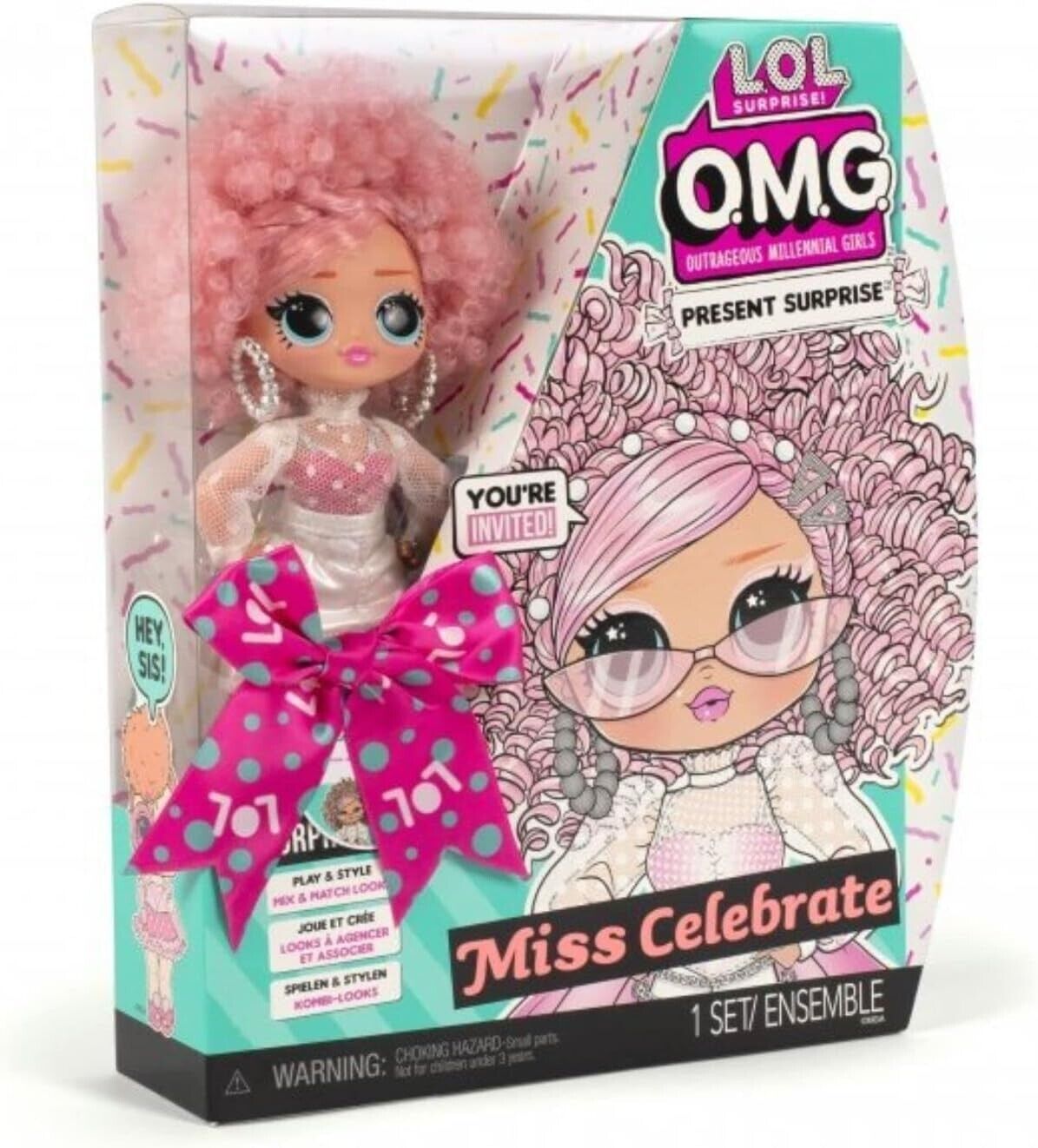 LOL SURPRISE OMG BAMBOLA ALLA MODA MISS CELEBRATE - SERIE 2