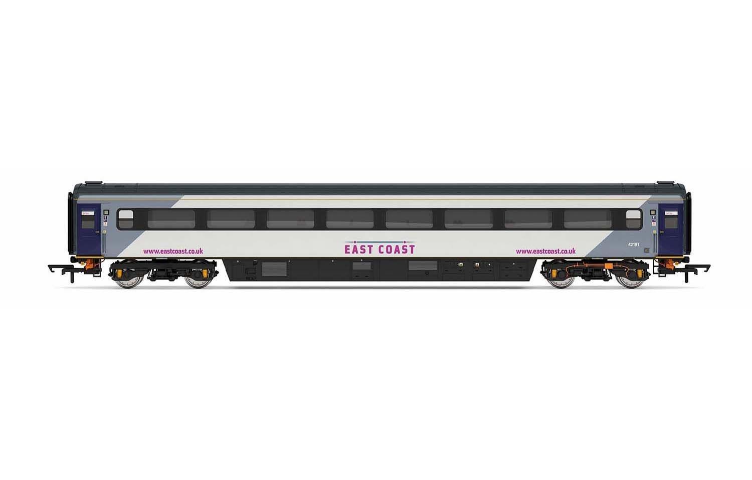 Hornby East Coast, Mk3 Trailer Standard, 42191 - Era 10 Coach - R40247B