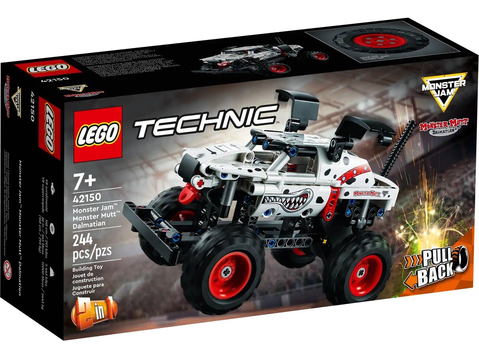 LEGO TECHNIC 42150, MONSTER Mitt MONSTER Jam Dalmata