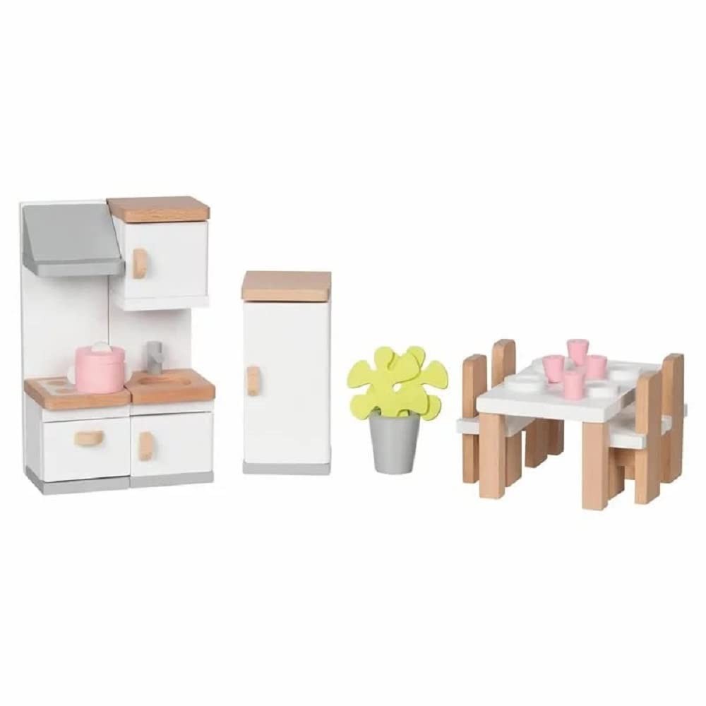 Goki - Furniture for dolls Style, Kitchen Houses Accessories, Multicolor (51493)