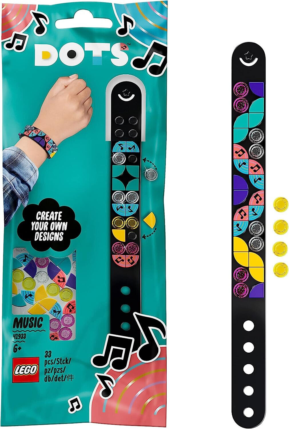 LEGO 41933 DOTS Braccialetto Music