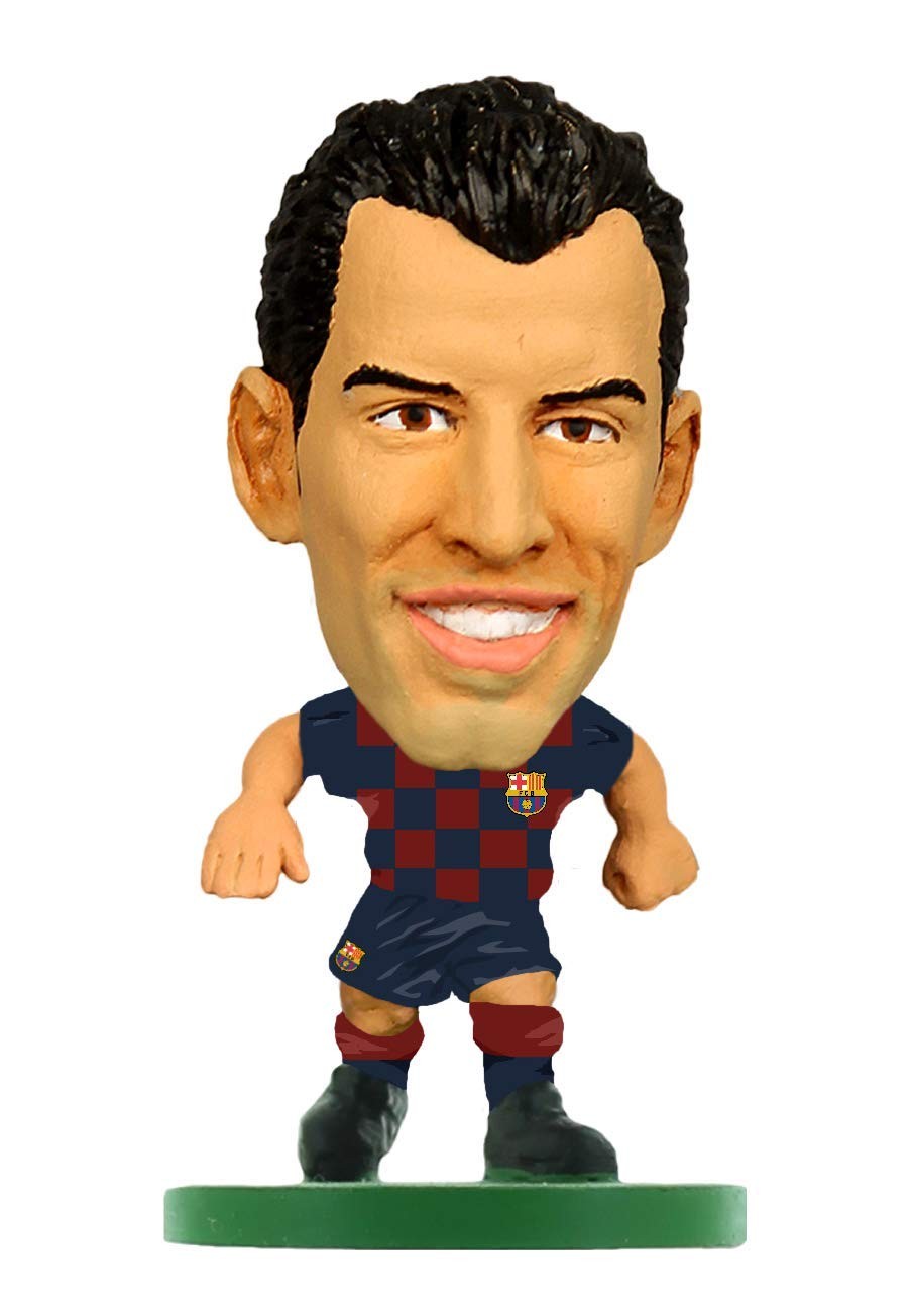 SoccerStarz Barcelona Sergio Busquets Home Kit (2020 Version)