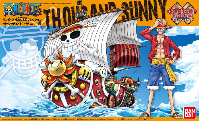 One Piece Grand Ship Collection Rubber Monkey D. Luffy Thousand Sunny NO GUNPLA