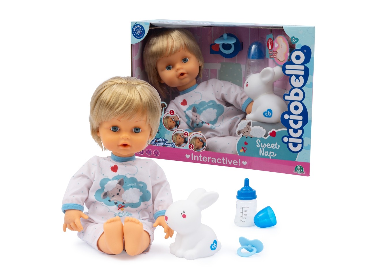 bambola Cicciobello Sweet Nap con accessori giocattolo per bambina