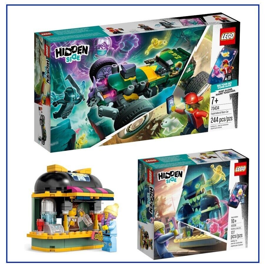 LEGO 70434 40336 HIDDEN SIDE SUPERNATURAL RACE CAR NEWBURY JUICE BAR 🚚 ESPRESSA