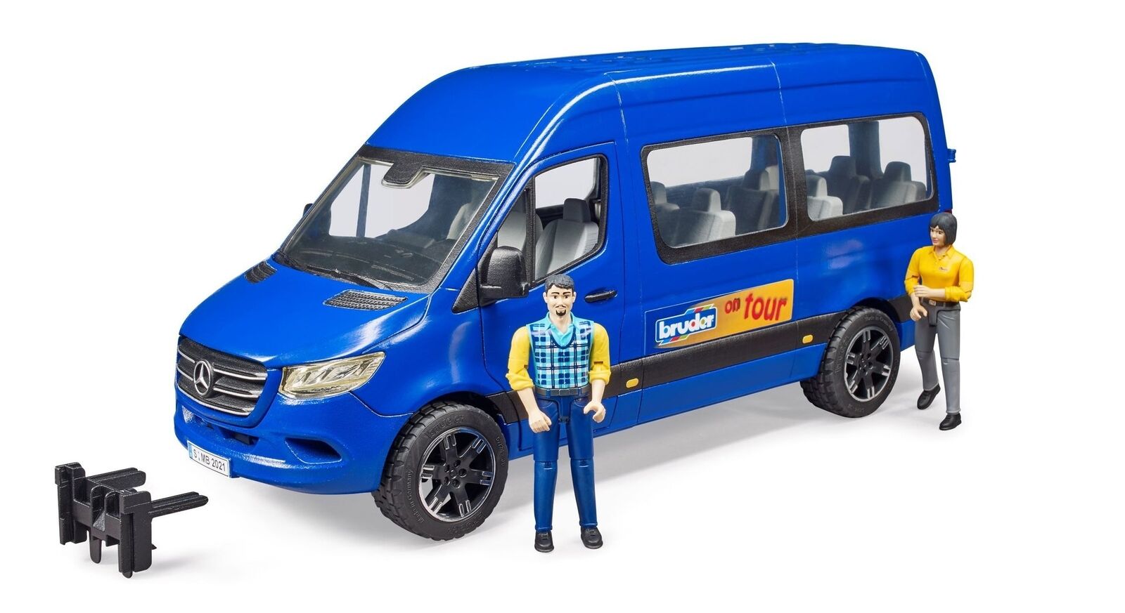 BRUDER - Minibus MERCEDES Sprinter con personaggi - 1/16 - BRU2670