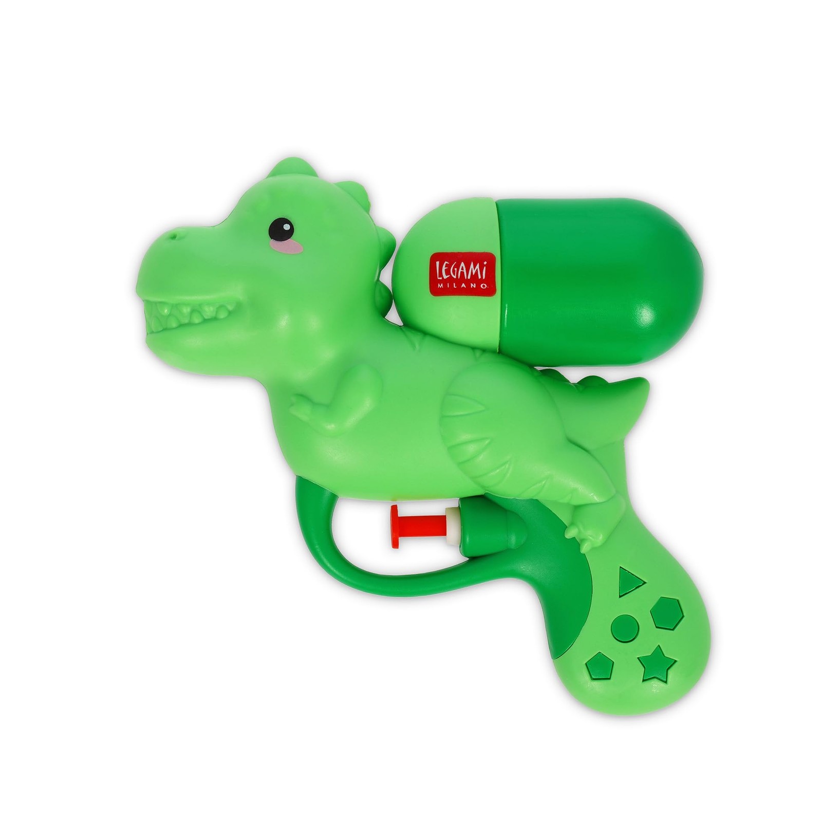 Legami - Small Water Gun, Mini Water Gun, Water Gun Dino, 2.5m Water Jet, Ideal