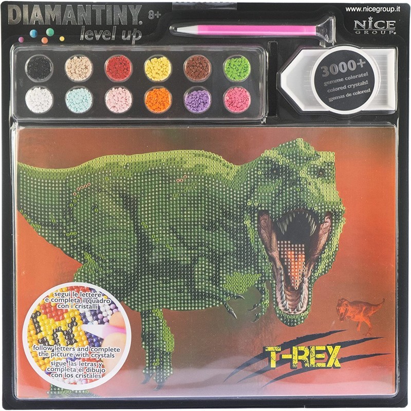 DIAMANTINY Level Up - Nice Group Creative Art, Diamond Painting Kit crea il mosa