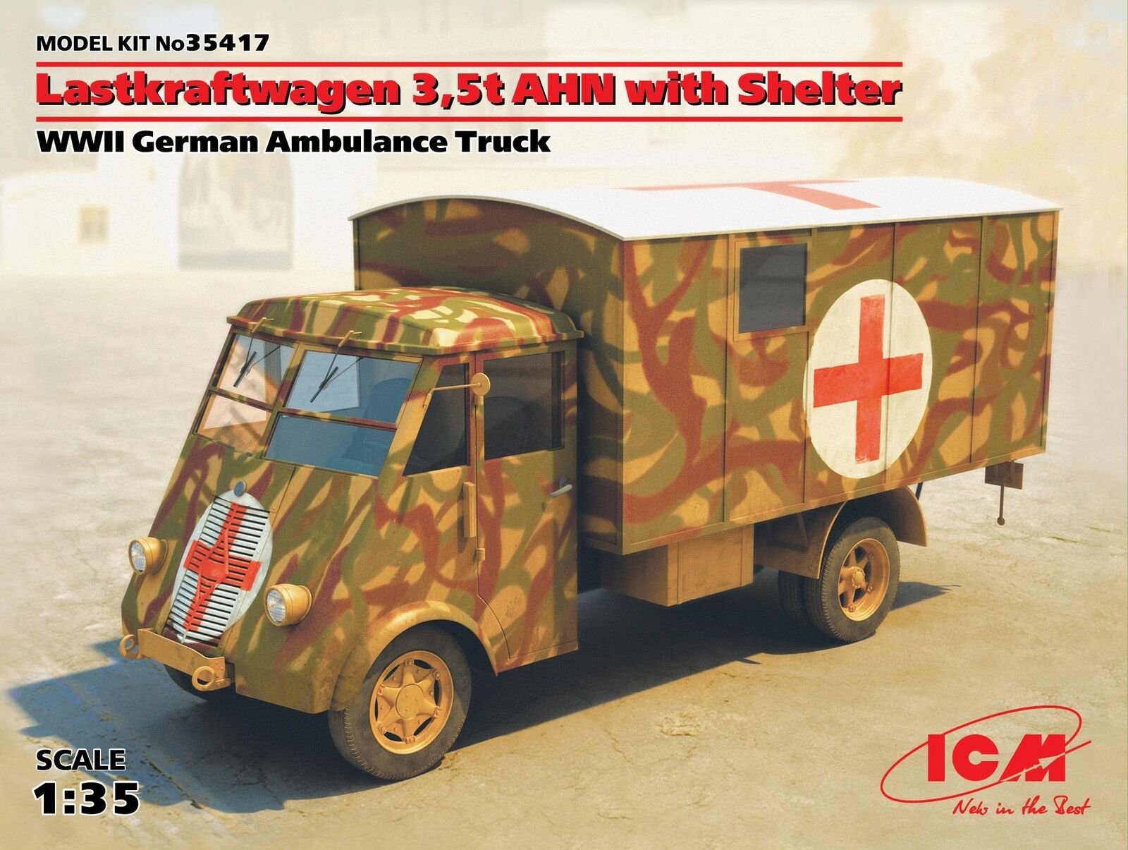 ICM 35417 Lastkraftwagen 3,5 t AHN with Shelter