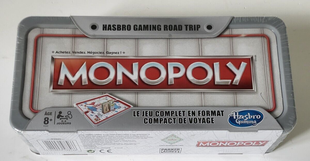 HASBRO MONOPOLY formato da viaggio compatto da 8 anni