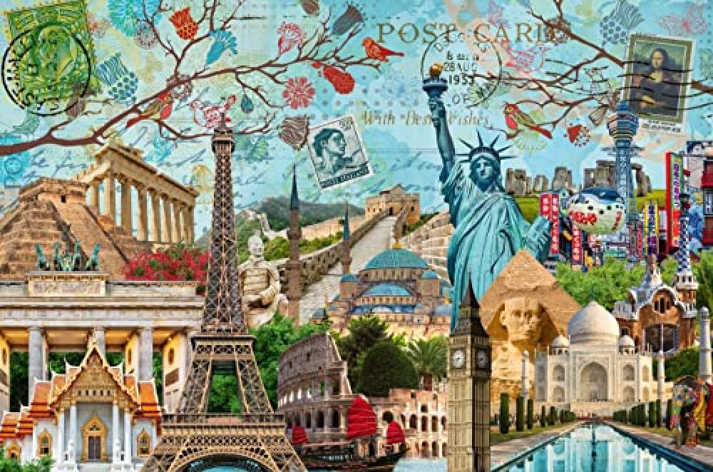 Ravensburger - Puzzle Big City Collage, 5000 Pezzi, Puzzle Adulti - NUOVO