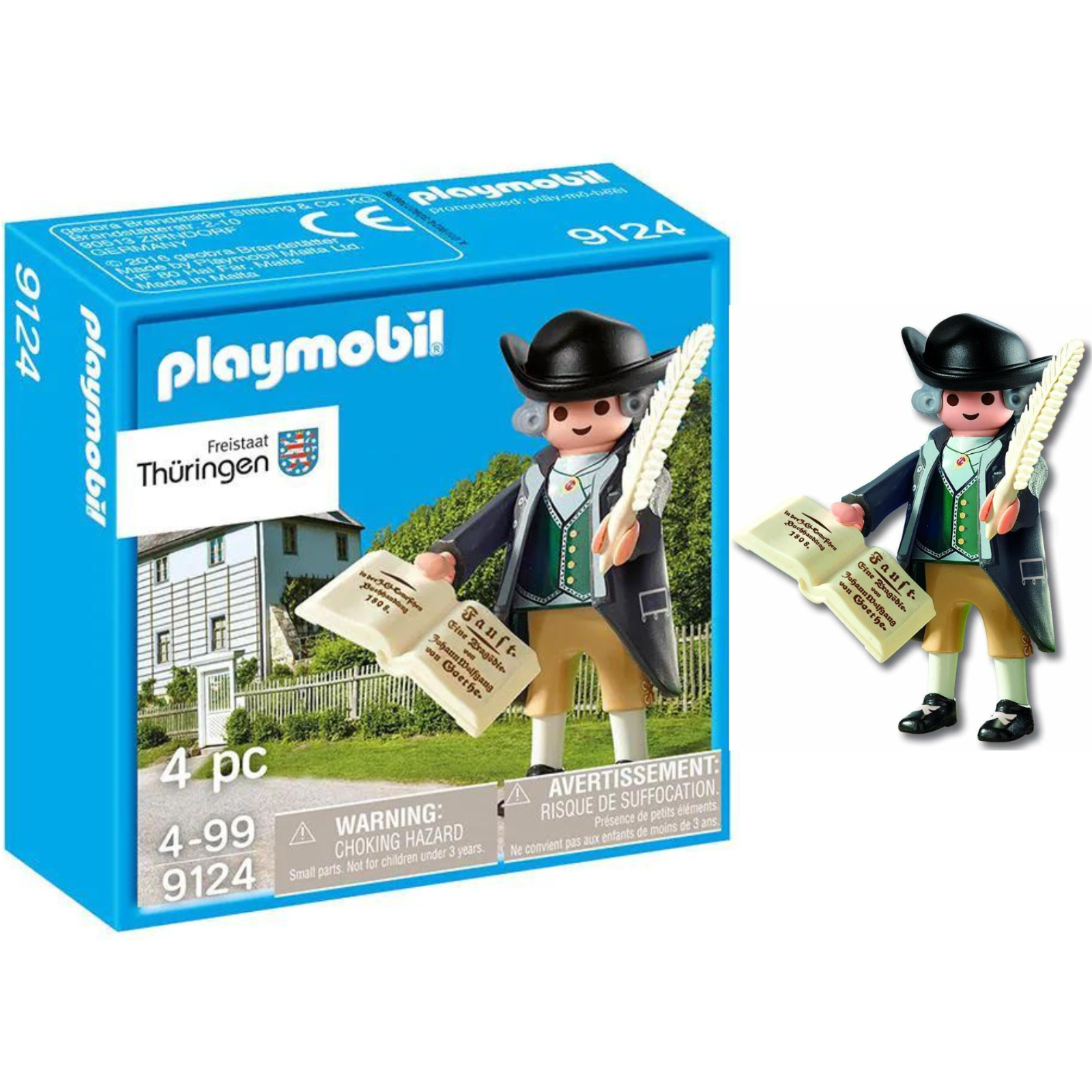 PLAYMOBIL Special Plus 9124 Johann Wolfgang Von Goethe Statuette Da Costruzione