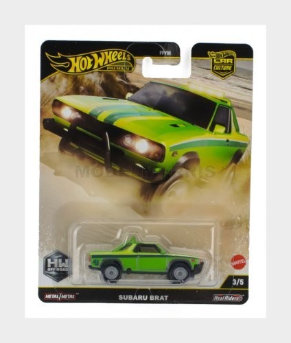 MATTEL HOT WHEELS FPY86-976H-JBK72 SUBARU - BRAT PICK-UP 1978 - GREEN - 1/64