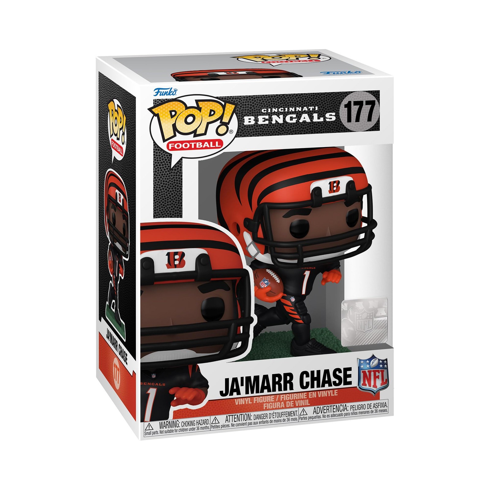 Funko Ja'Marr Chase (Cincinnati Bengals) NFL Pop! Series 10
