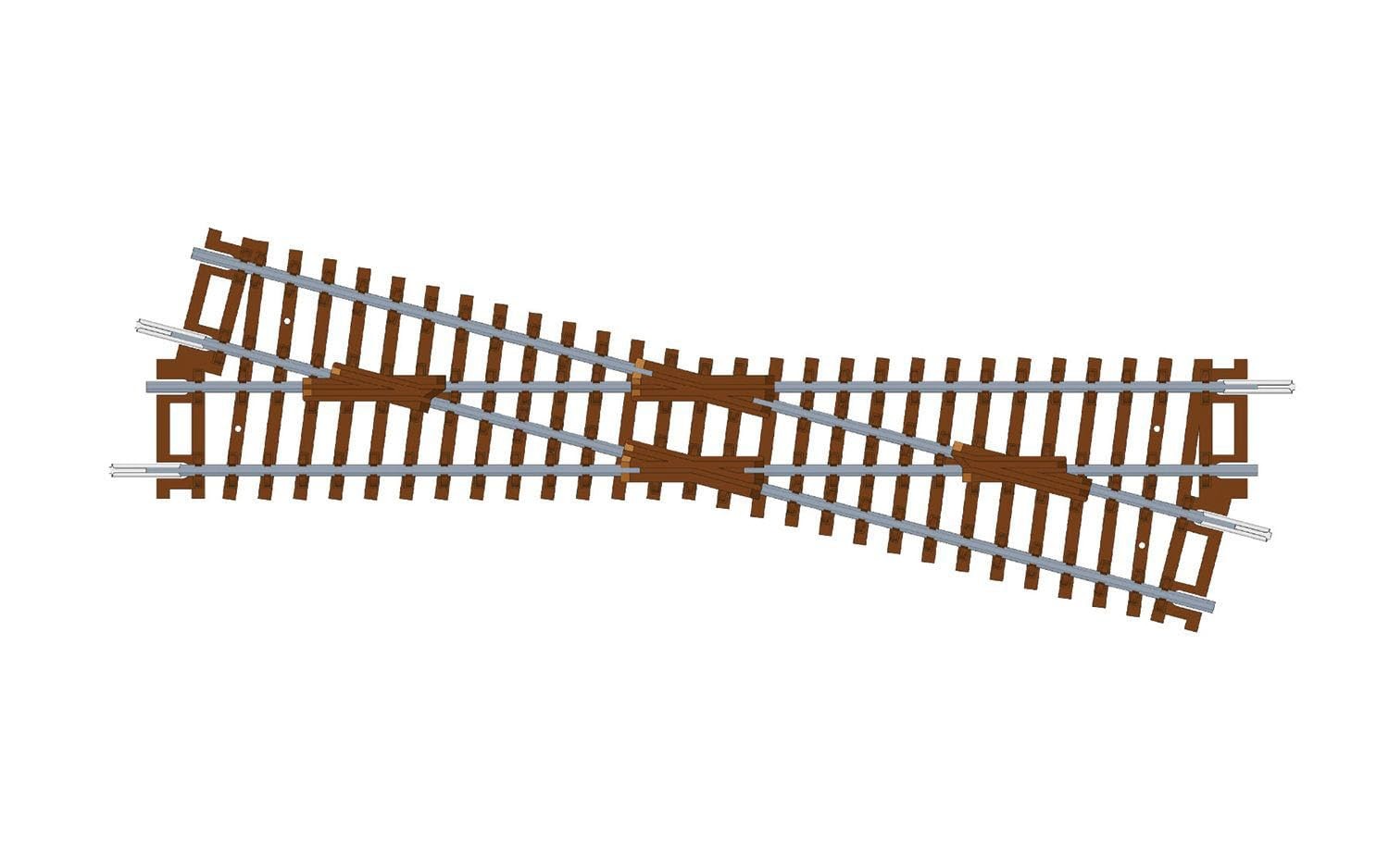 Hornby TT: 120 Model Railway TT8019 Diamond Crossing Left Hand Track Pieces