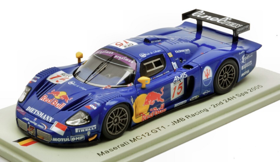 MASERATI MC12 GT1 N.15 2nd 24 H SPA 2005 BERTOLINI-WENDLINGER-PETER 1:43