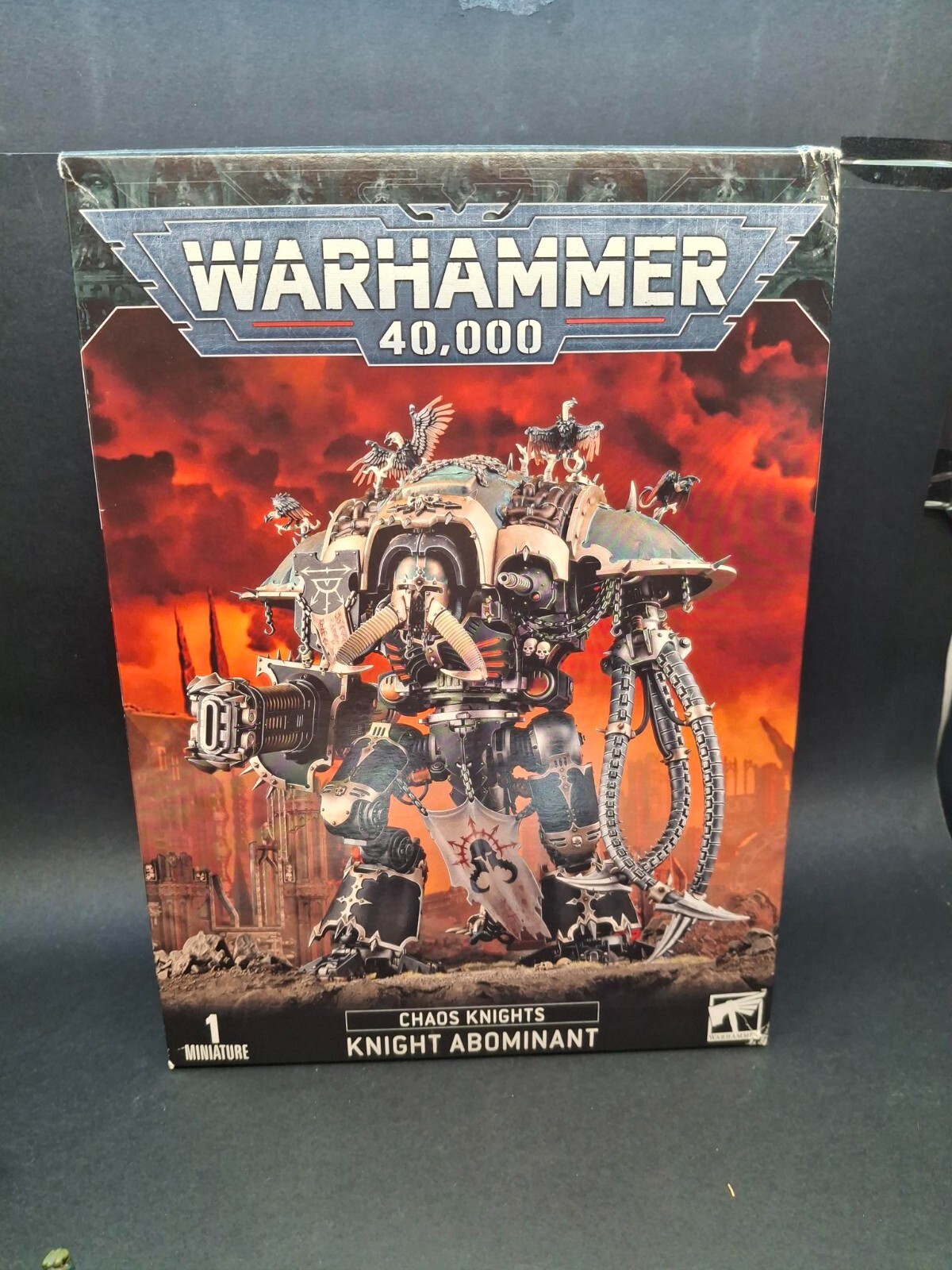 Warhammer 40K Chaos Knight Abominatn nuovo con scatola