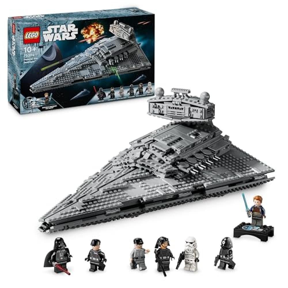 LEGO Star Wars Imperial Star Destroyer, Astronave Giocattolo da Costruire con Mi
