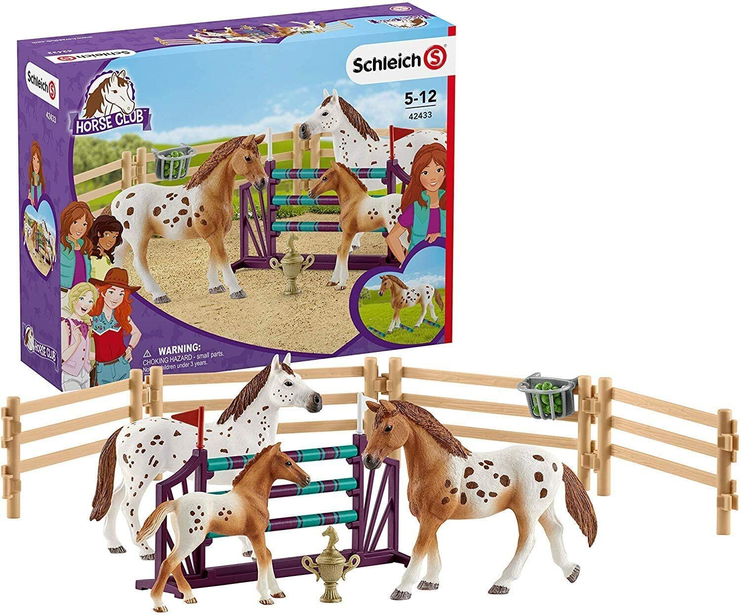 SCHLEICH 2542433 HORSE CLUB ALLENAMENTO CONCORSO LISA