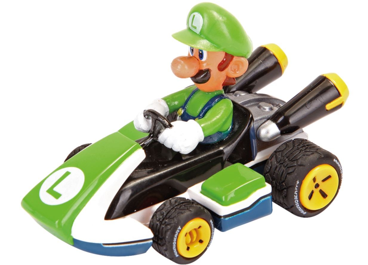 CARRERA, Kart a frizione verde MARIO KART in confezione - Luigi, 1/43,  CARRE...