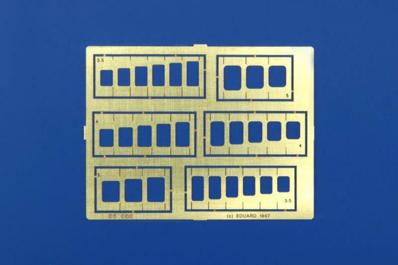 EDUARD FOTOINCISIONI  PHOTO ETCHED OBLONGS & SQUARE STENCILS   ART 00002