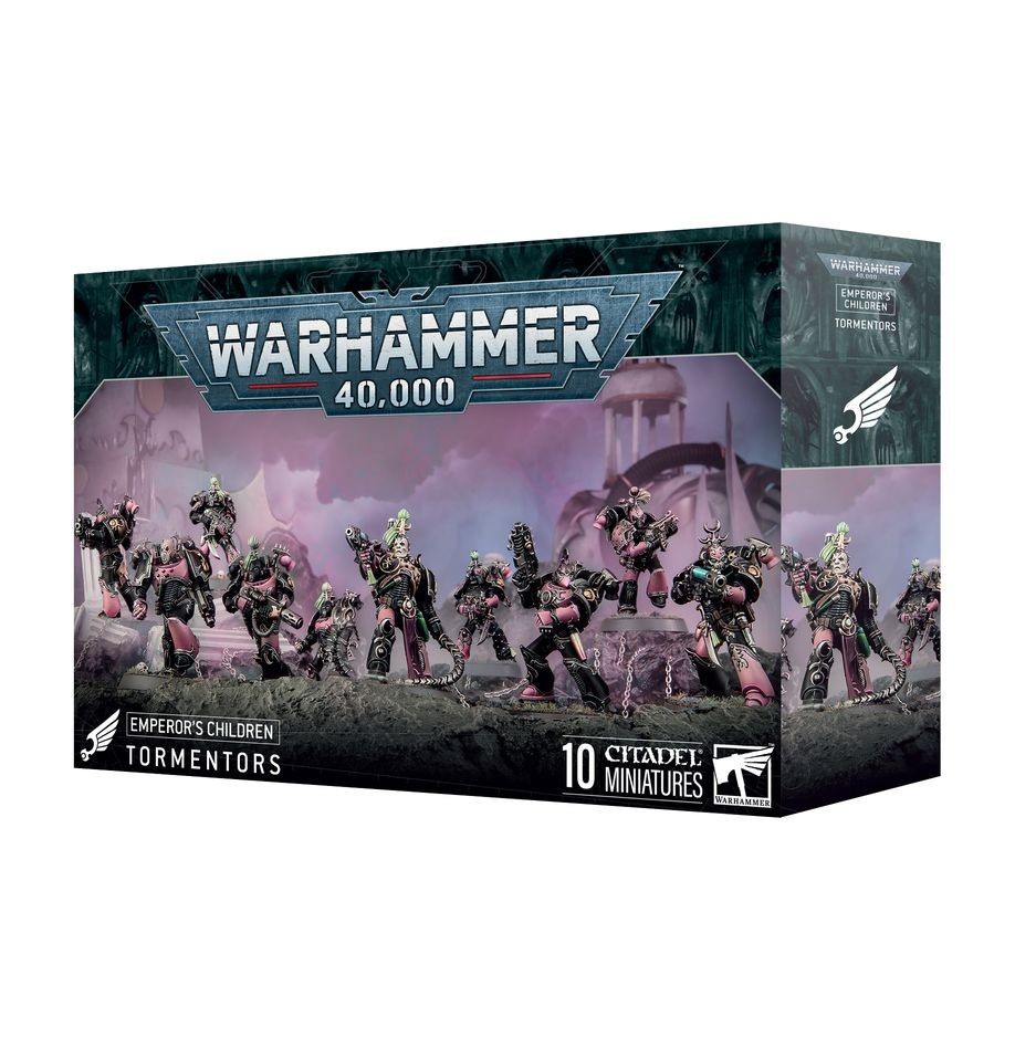 TORMENTATORI tormentors EMPEROR'S CHILDRENS set di 10 miniature WARHAMMER 40K et