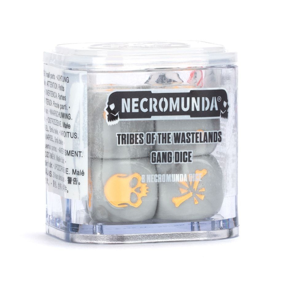 TRIBES OF THE WASTELANDS set di 8 dadi GANG DICE warhammer NECROMUNDA età 12+