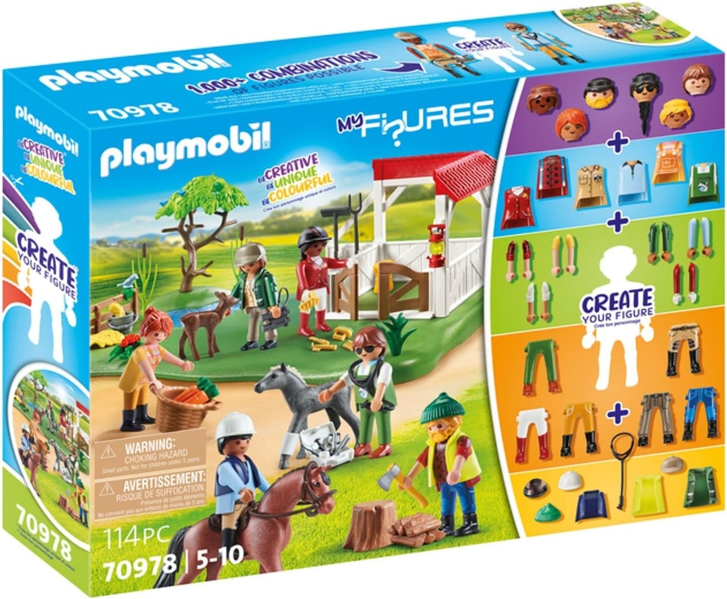 PLAYMOBIL MY FIGURES RANCH DEI CAVALLI