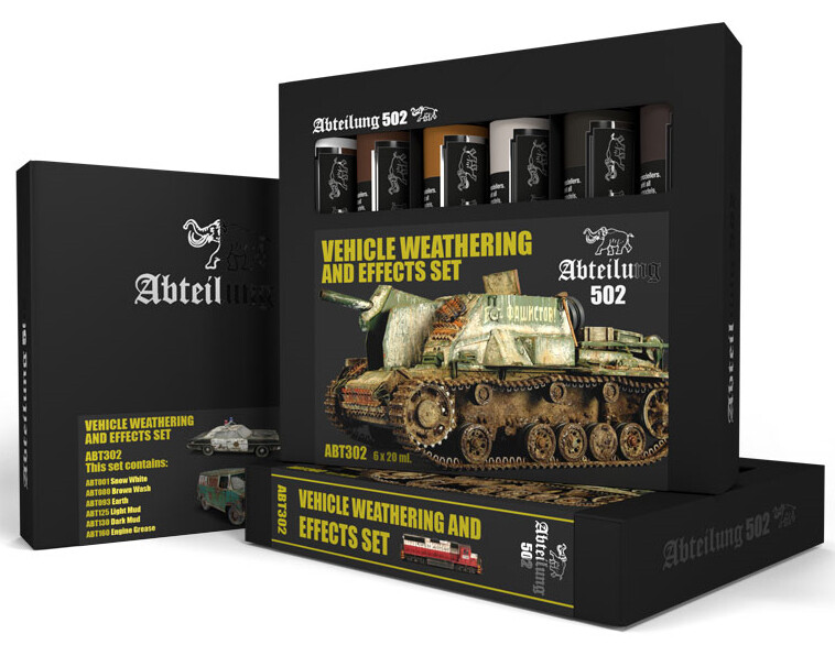 Vehicle Weathering And Effects Set Abt302 ABTEILUNG 502