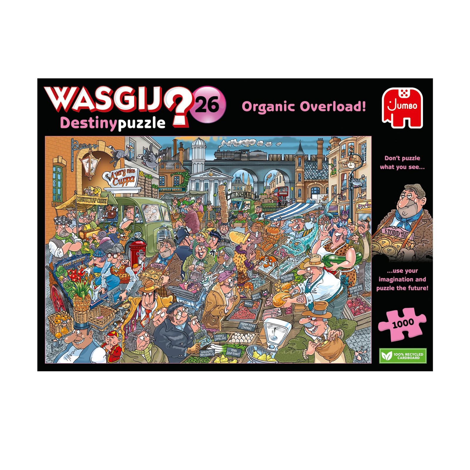 Wasgij Destiny 26 Organic Overload, Jigsaw Puzzles for Adults 1000 Pieces, Can Y