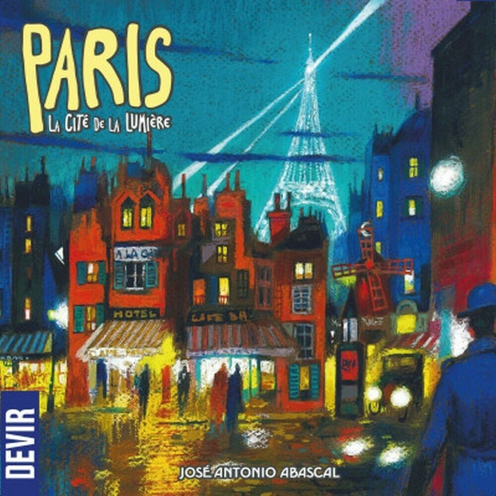 PARIS la ville lumiere DEVIR la cite de la lumiere GIOCO DA TAVOLO esposizione u
