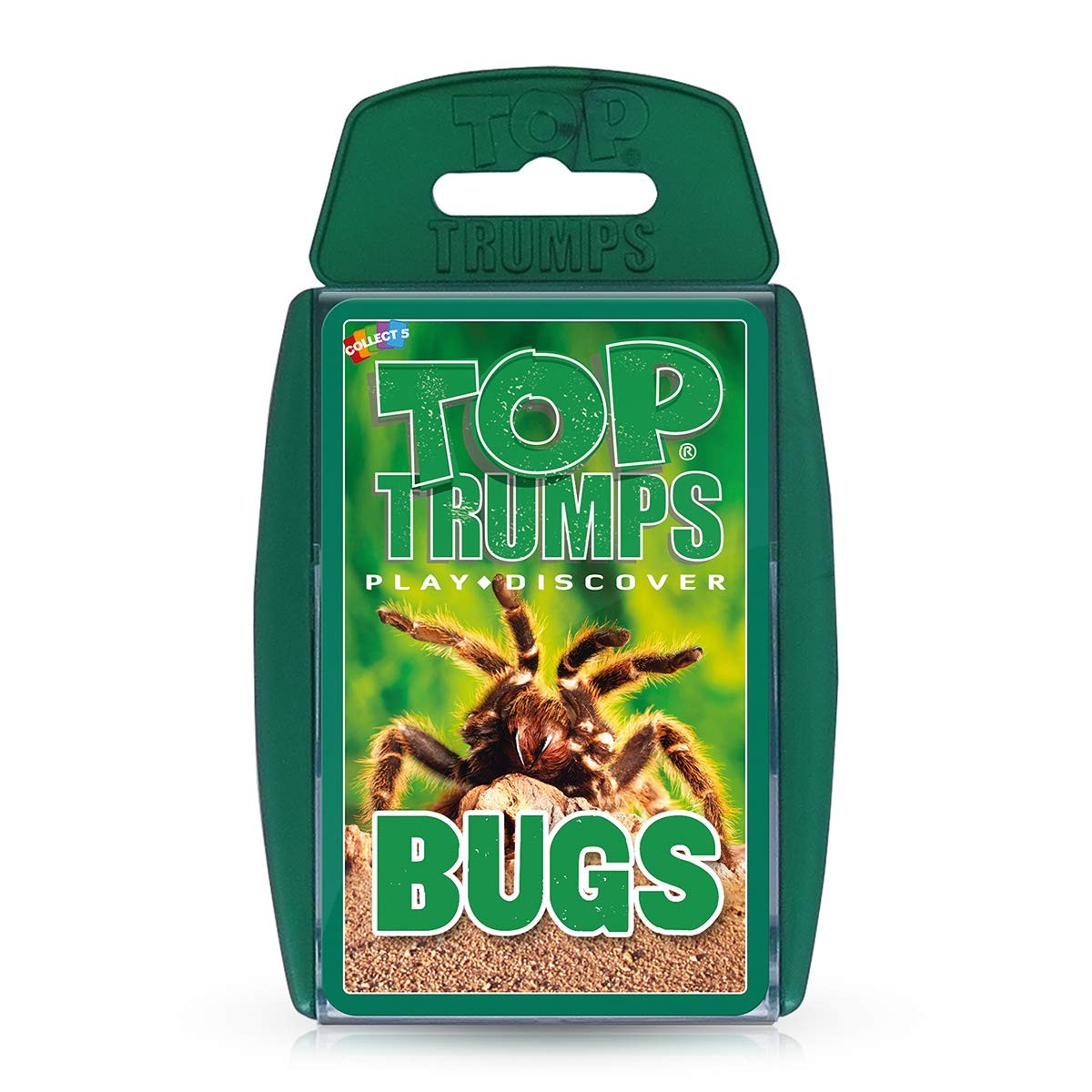 Top Trumps Bugs Classic Card Game, learn facts about the Black Widow, furry Tara