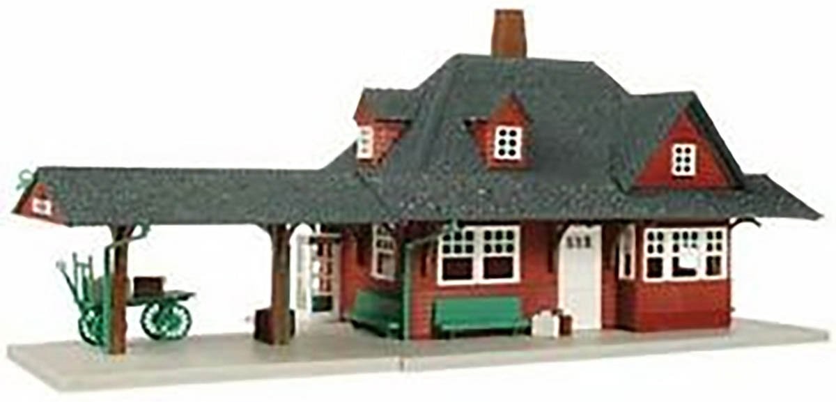 Atlas - Passenger Station - Kit - 4-1/8 x 9" 10.3 x 22.5cm - HO